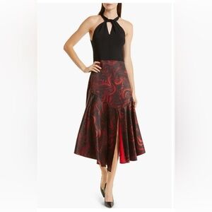 Ted baker London Rosieo Twist Knit Bodice Midi Dress